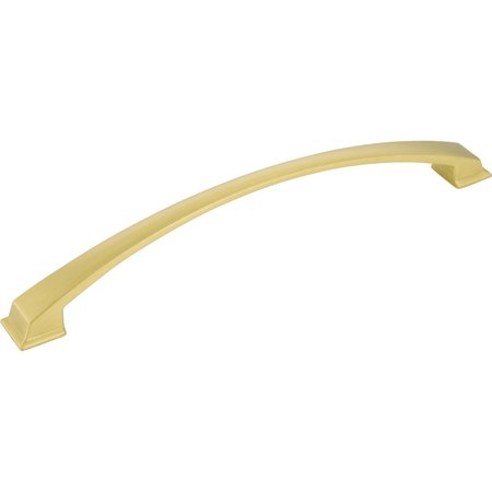 JEFFREY ALEXANDER 224 mm Center-to-Center Brushed Gold Arched Roman Cabinet Pull 944-224BG